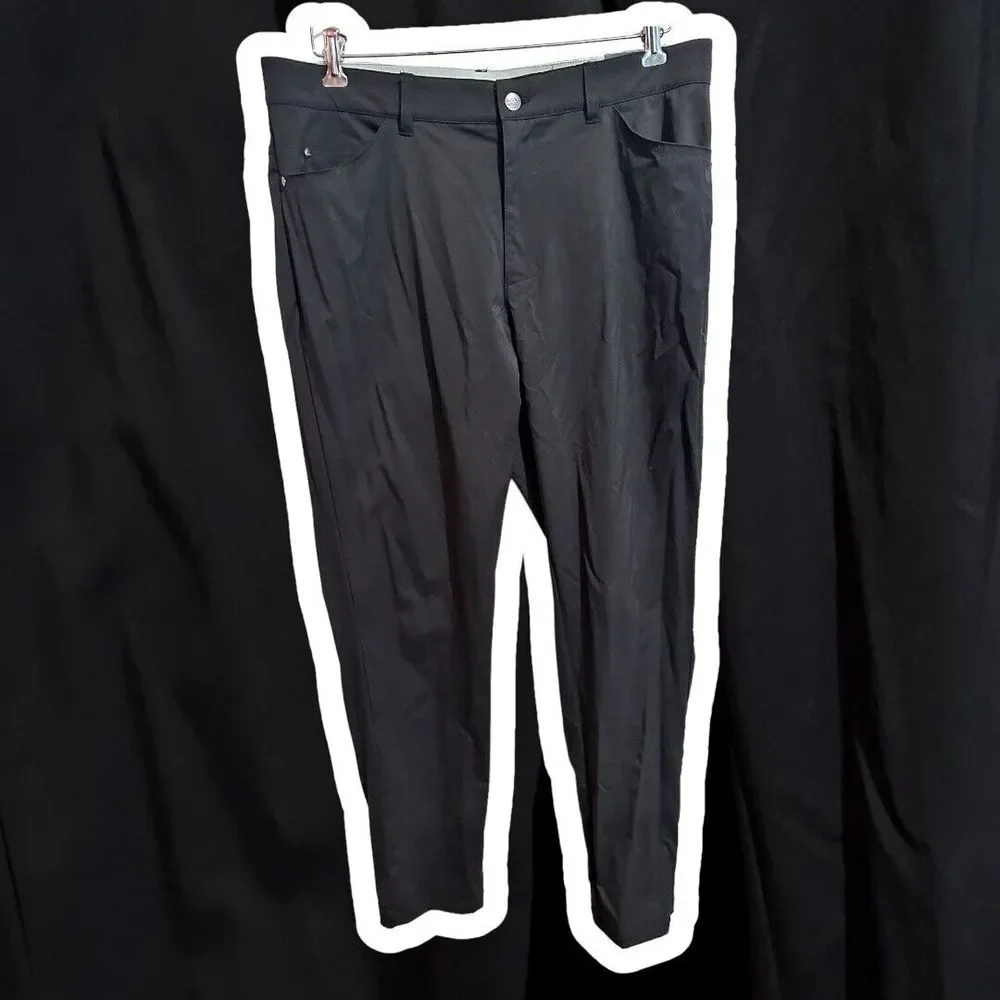Adidas Ultimate 365 Golf Pants Mens Size 36x32 Black Five-Pocket Tapered Leg New